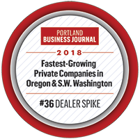 Dealer Spike was #38 on Portland Business Journal's Top 100 Fastest-Growing Companies for 2017 and has won the Lighthouse Award for 5 consecutive years